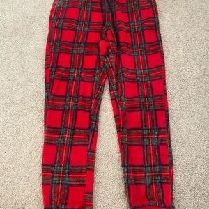 Plaid Red Kids Bottoms